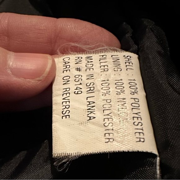 Black Raincoat/Windbreaker with Hood - Picture 11 of 13